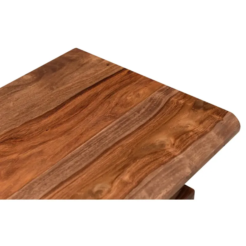 Miles 63" Live Edge Top Media Cabinet in Brownstone