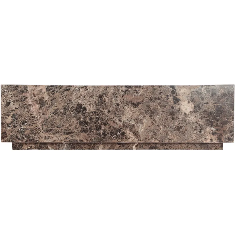 Nile 50" Coffee Table in Dark Emperador Marble