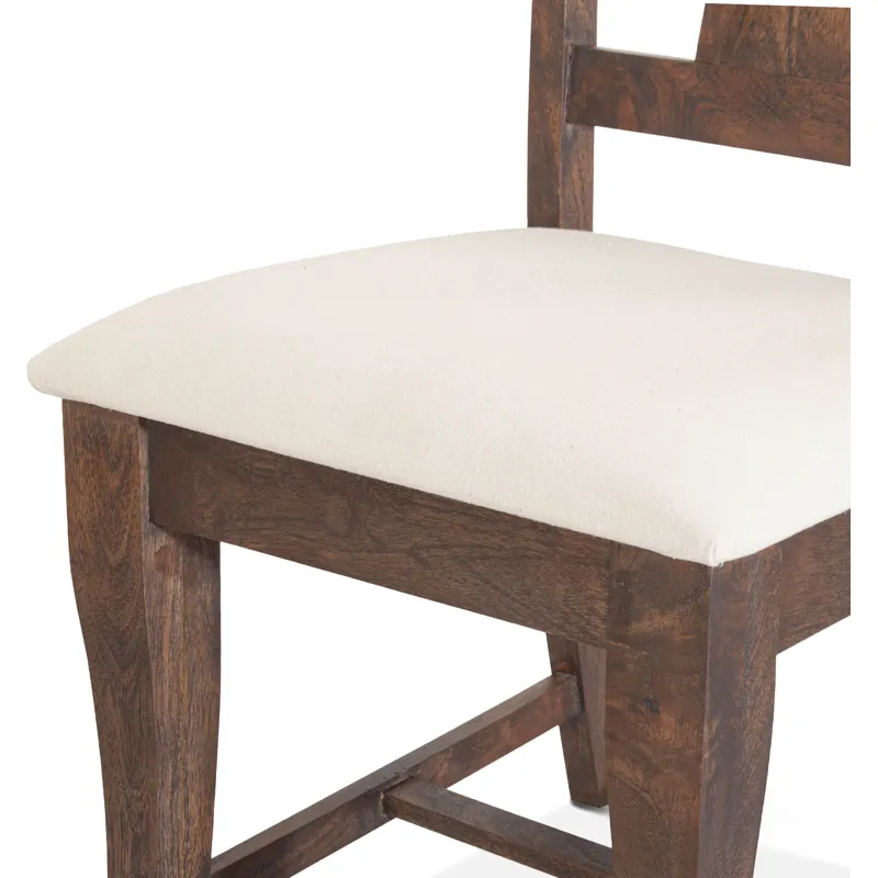 Nimes 18" Upholstered Dining Chair in Weathered Mango