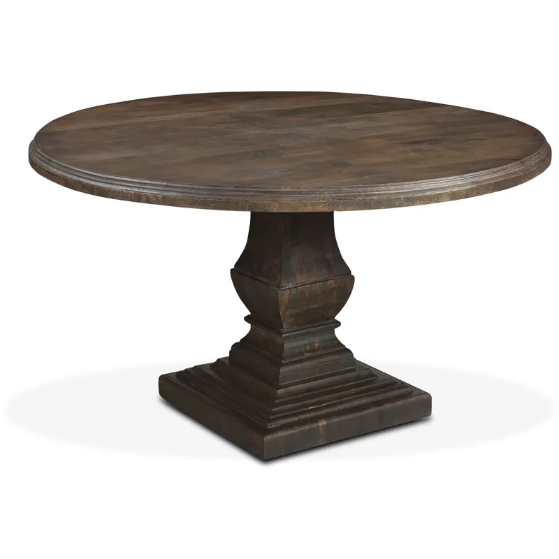 Nimes 48" Round Dining Table in Weathered Mango