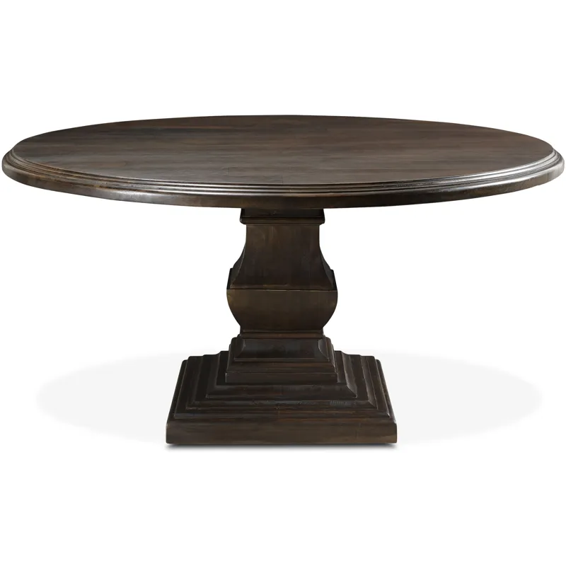 Nimes 60" Round Dining Table in Vintage Brown