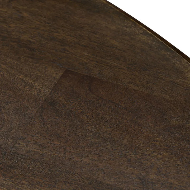 Nimes 60" Round Dining Table in Vintage Brown