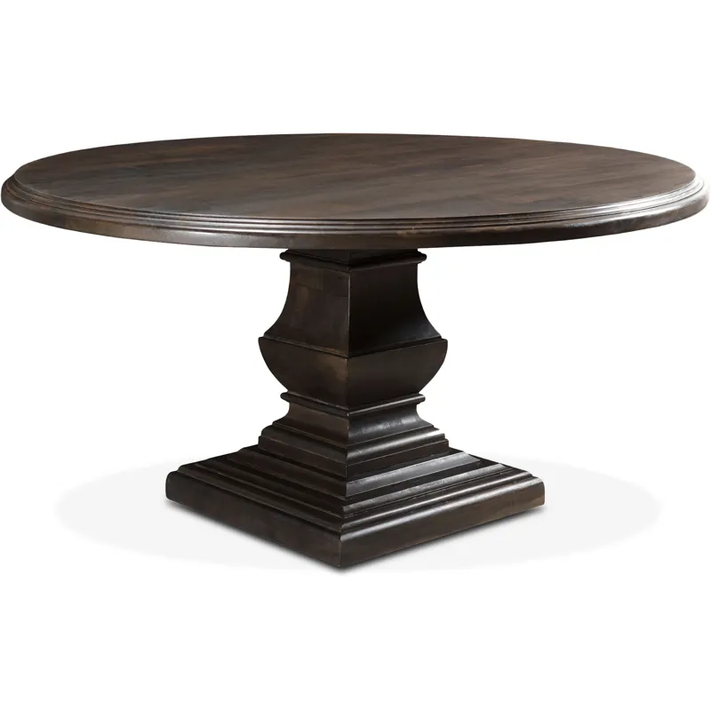 Nimes 60" Round Dining Table in Vintage Brown