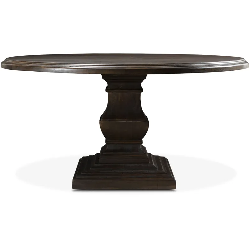 Nimes 60" Round Dining Table in Vintage Brown
