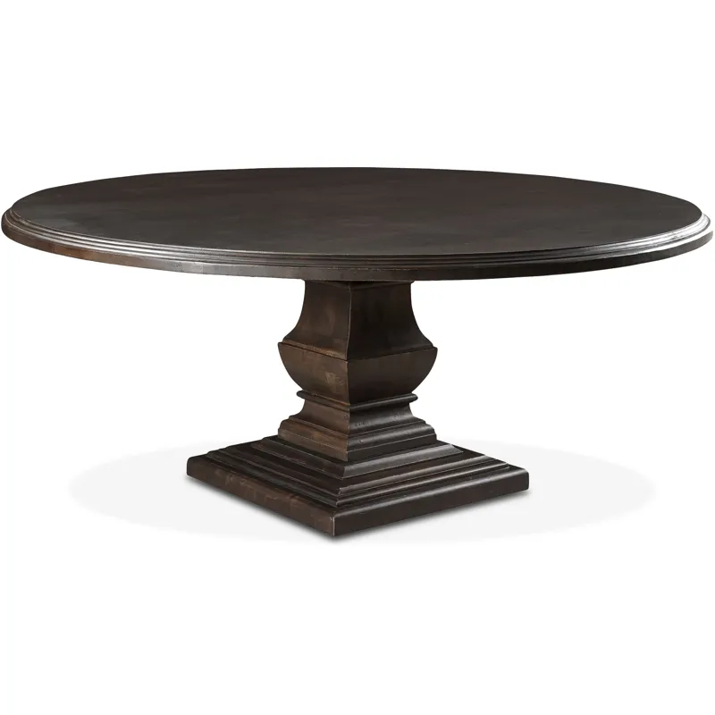 Nimes 72" Round Dining Table in Vintage Brown