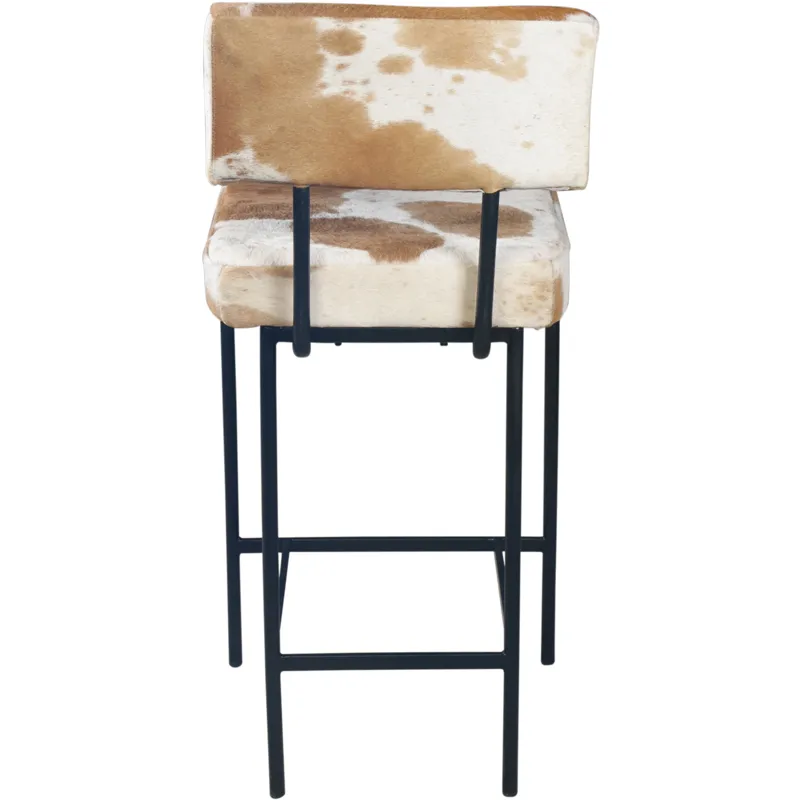 Nola 18" Counter Chair in Brown Hair on Hide