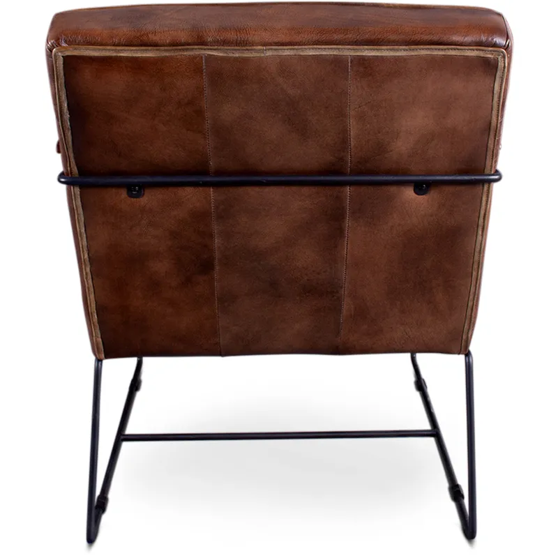 New York Tony Accent Chair in Antique Whiskey
