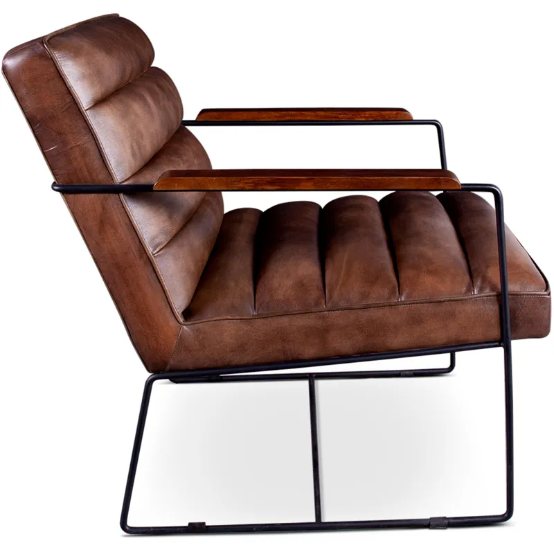 New York Tony Accent Chair in Antique Whiskey