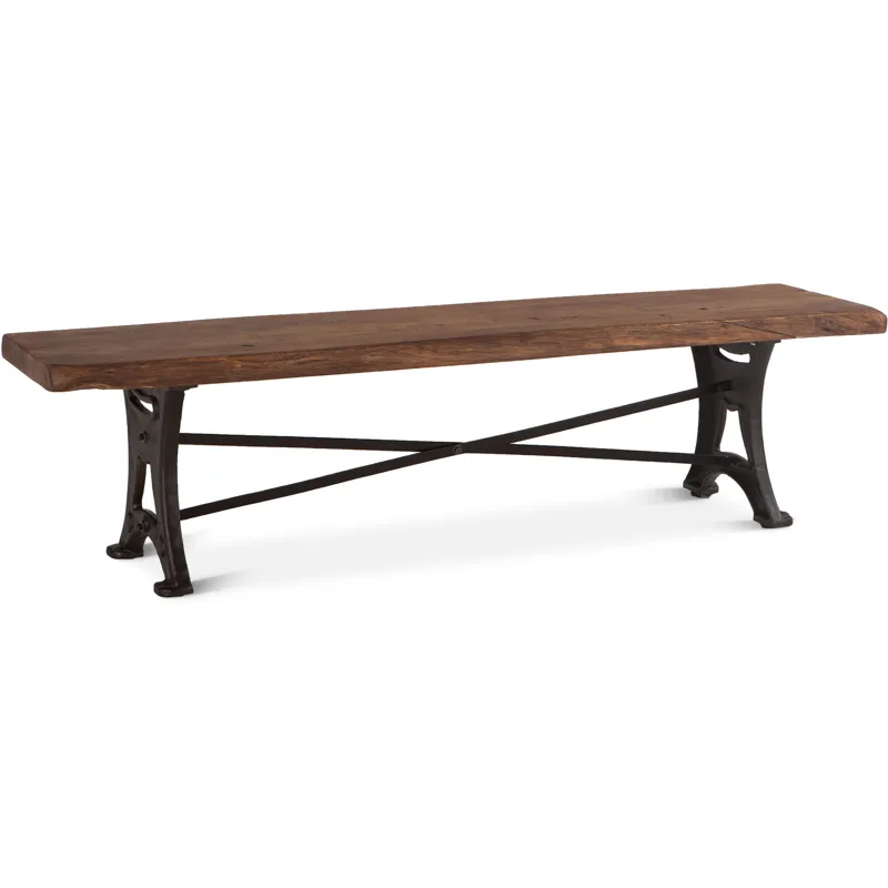 Organic Forge 70" Bench in Raw Walnut