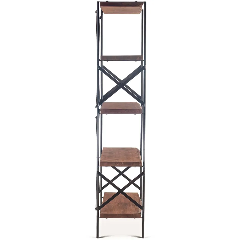 Organic Forge 34" Tall Bookshelf in Raw Walnut