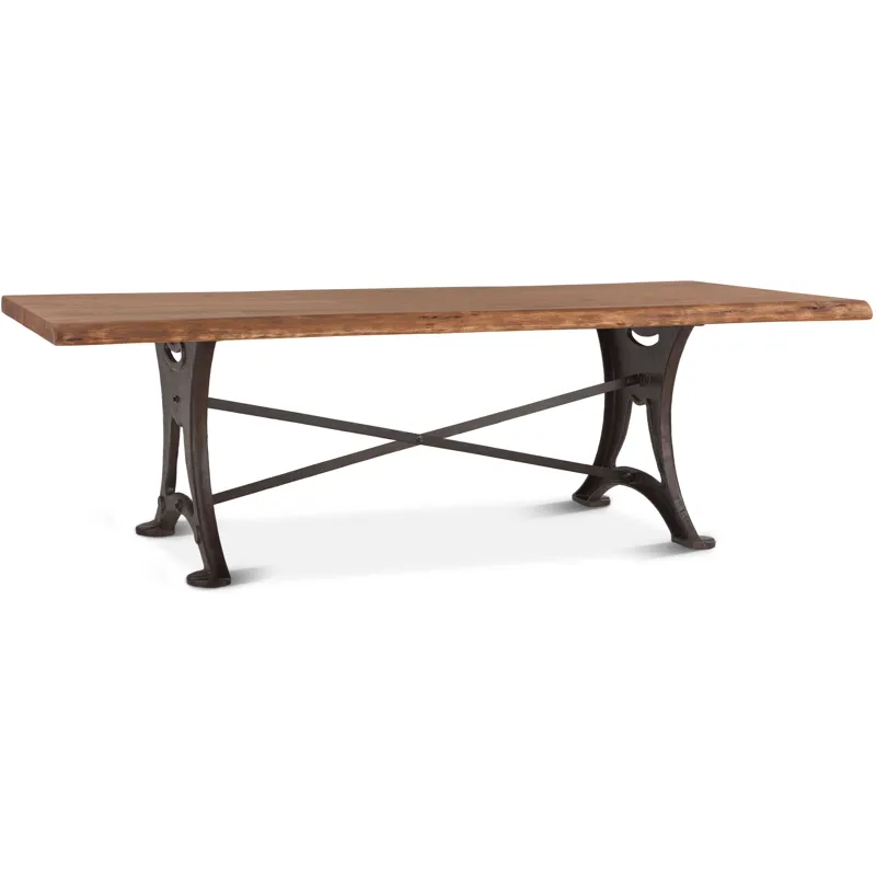 Organic Forge 106" Dining Table in Raw Walnut