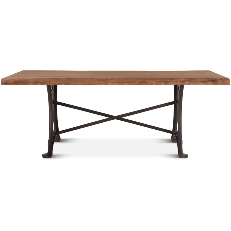 Organic Forge 80" Dining Table in Raw Walnut