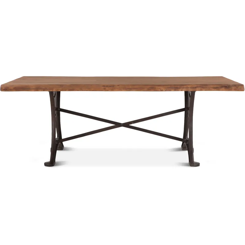 Organic Forge 94" Dining Table in Raw Walnut