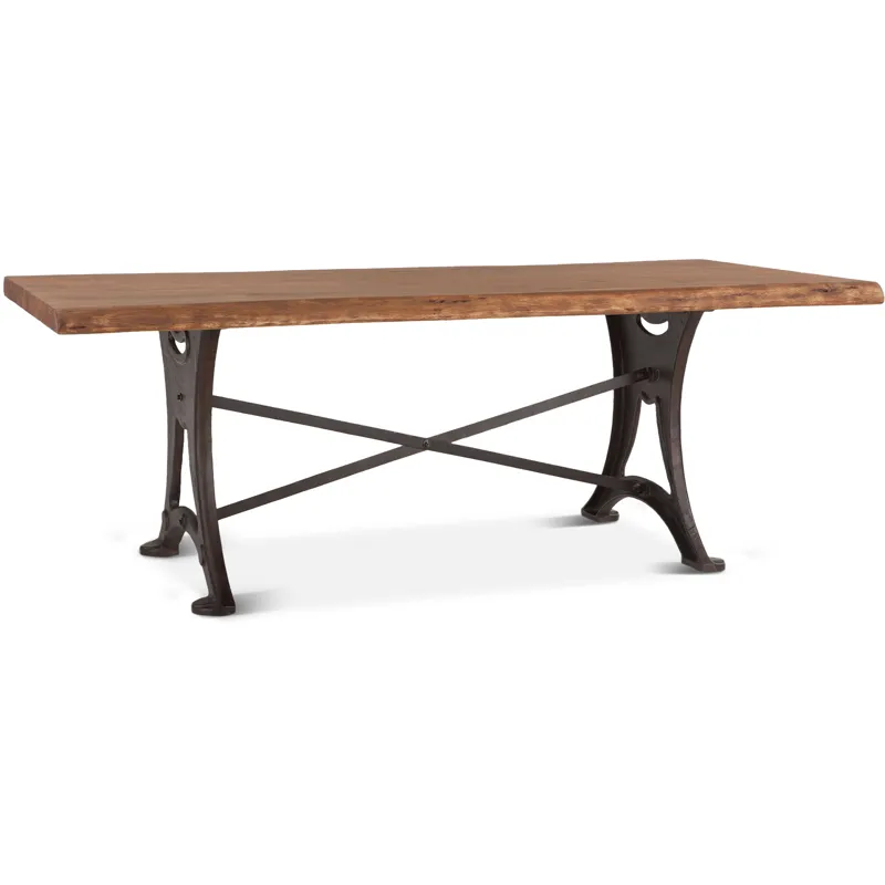 Organic Forge 94" Dining Table in Raw Walnut