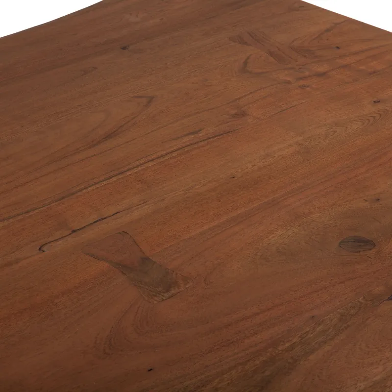 Organic Forge 94" Dining Table in Raw Walnut