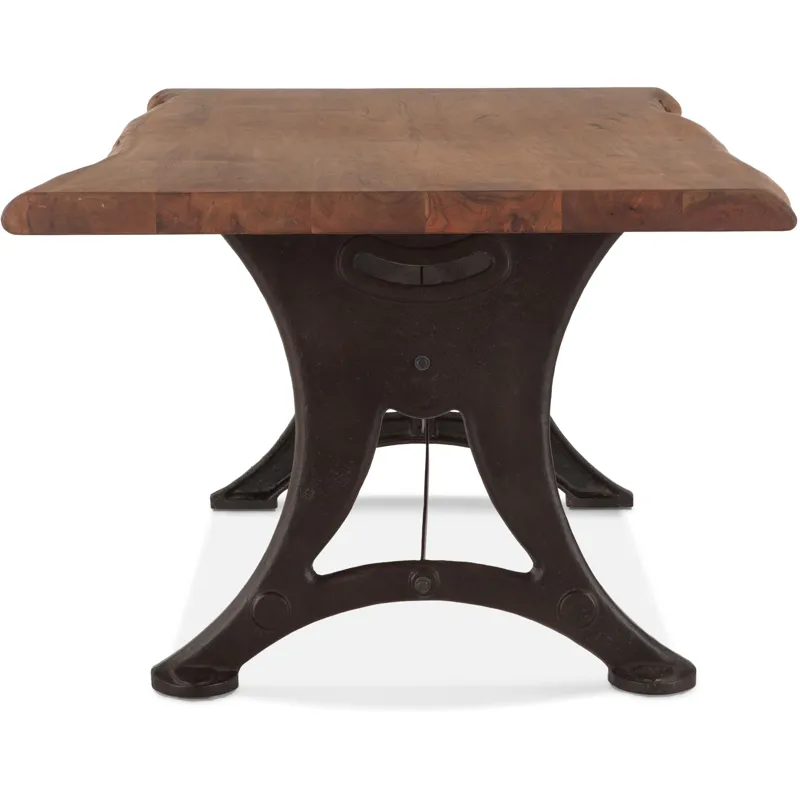 Organic Forge 94" Dining Table in Raw Walnut
