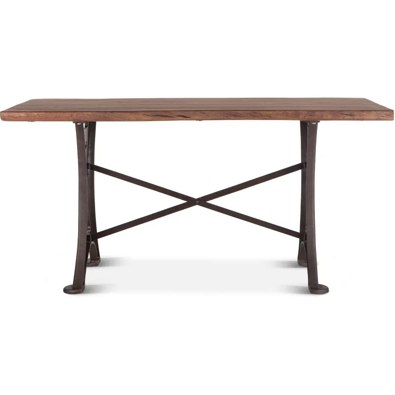 Organic Forge 72" Gathering Table in Raw Walnut