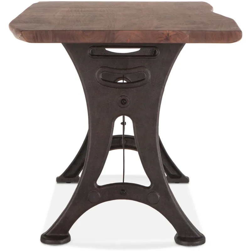Organic Forge 72" Gathering Table in Raw Walnut