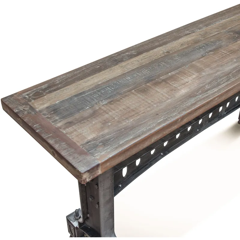 Old Mill 66" Console in Reclaimed Wood