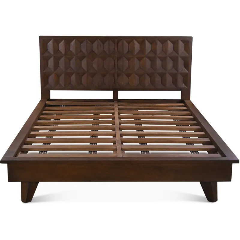 Palermo King Bed in Royal Brown