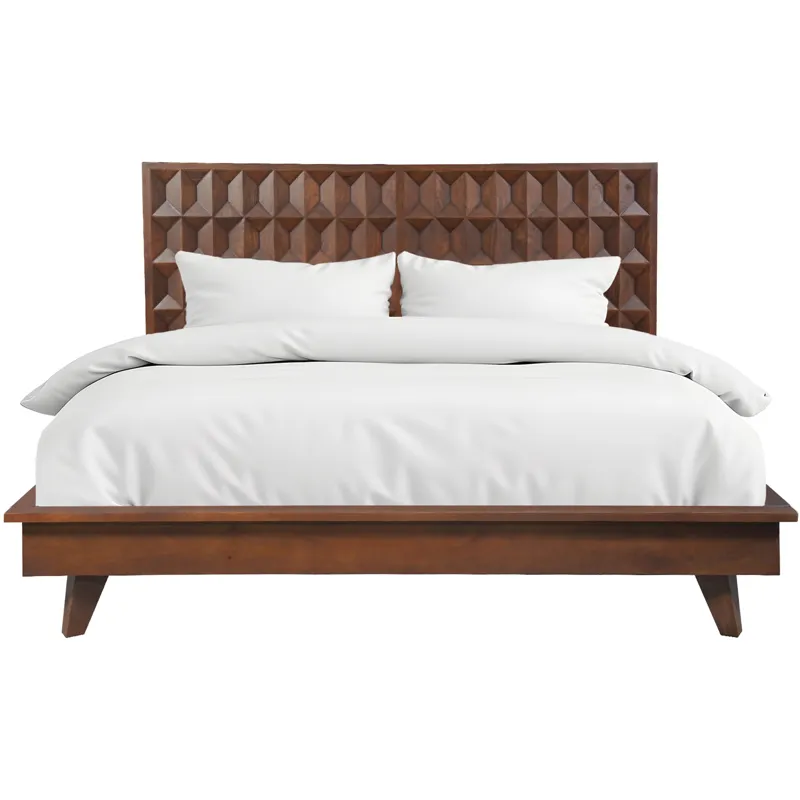 Palermo King Bed in Royal Brown