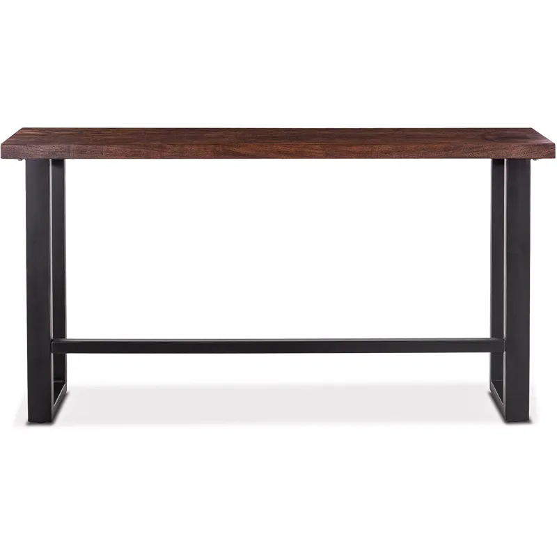 Paso Robles 70" Sofa Back Console Table in Tawny Brown