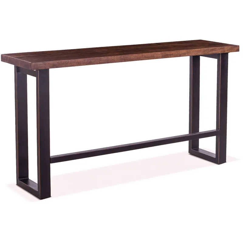 Paso Robles 70" Sofa Back Console Table in Tawny Brown