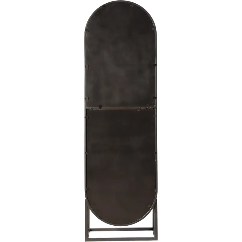 Roswell 23" Bar Cabinet in Natural Mango Wood and Iron