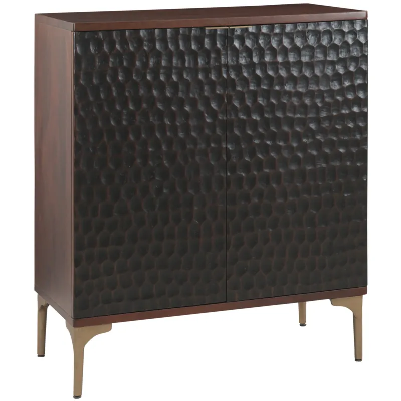 Santa Cruz 39" Bar Cabinet in Two Tone