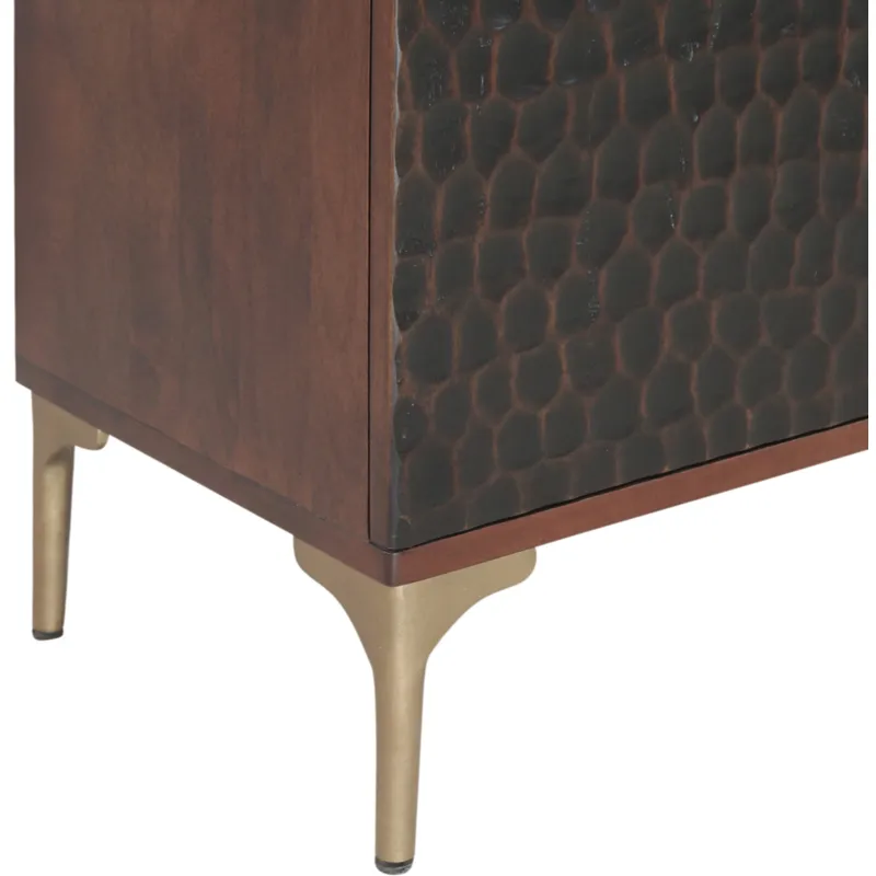 Santa Cruz 39" Bar Cabinet in Two Tone