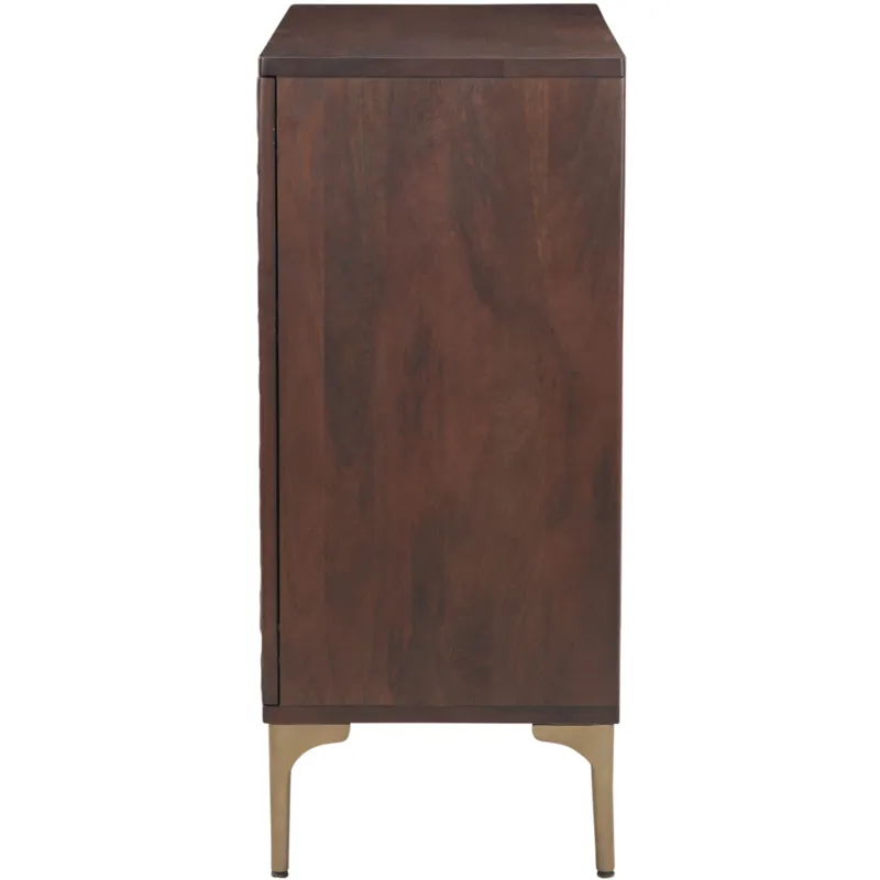Santa Cruz 39" Bar Cabinet in Two Tone
