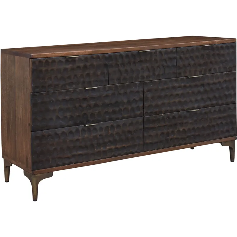 Santa Cruz 60" Dresser in Two Tone