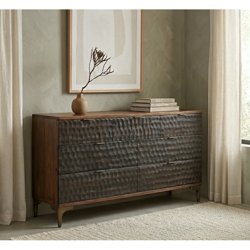 Santa Cruz 60" Dresser in Two Tone