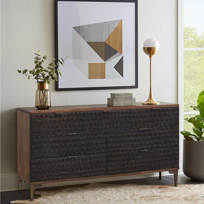 Santa Cruz 60" Dresser in Two Tone