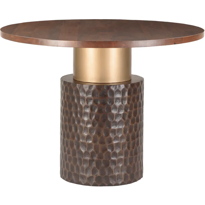 Santa Cruz 48" Round Gathering Table in Two Tone