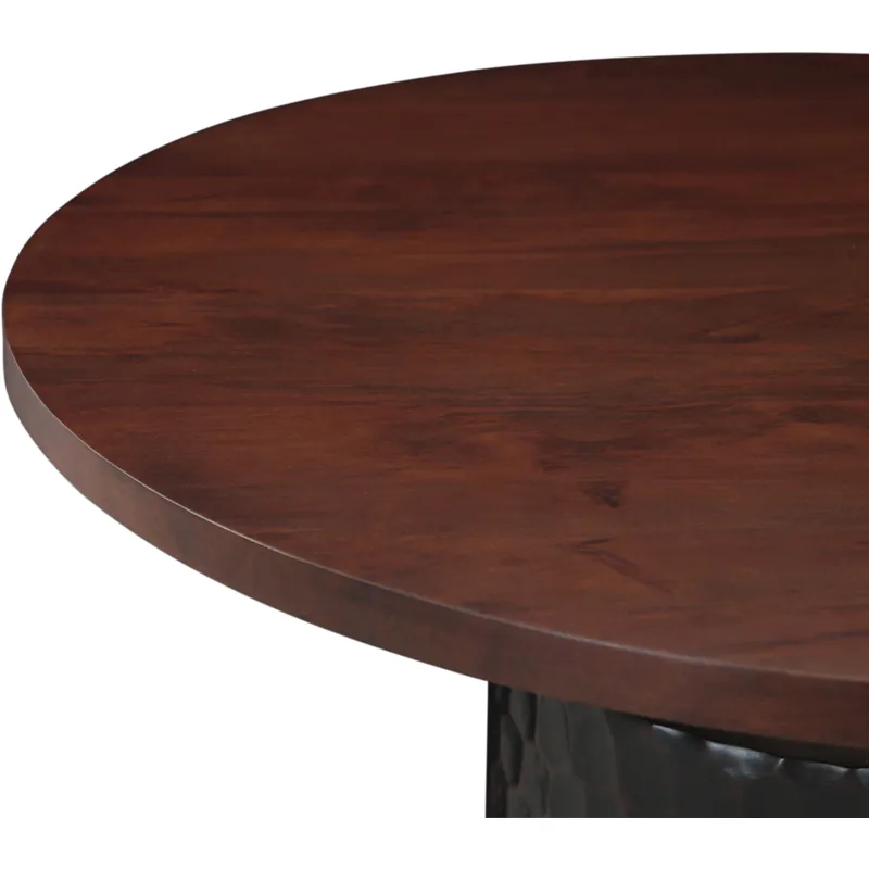Santa Cruz 48" Round Dining Table in Two Tone