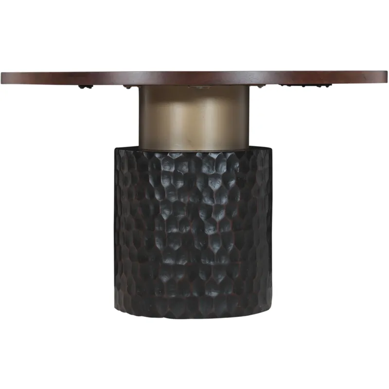 Santa Cruz 48" Round Dining Table in Two Tone