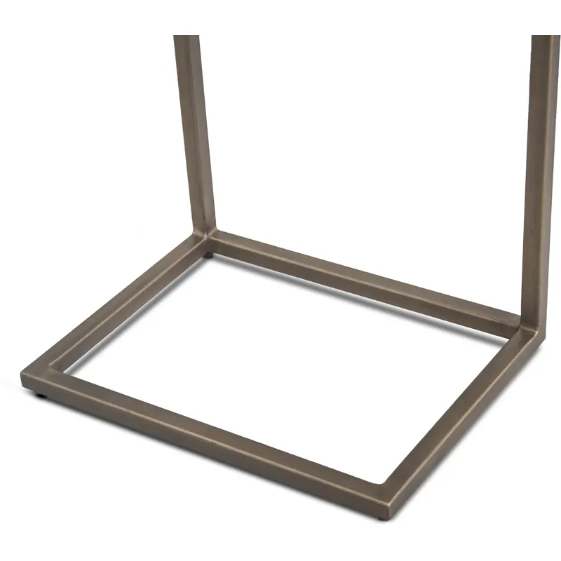 Santa Cruz 18" Side Table in Two Tone