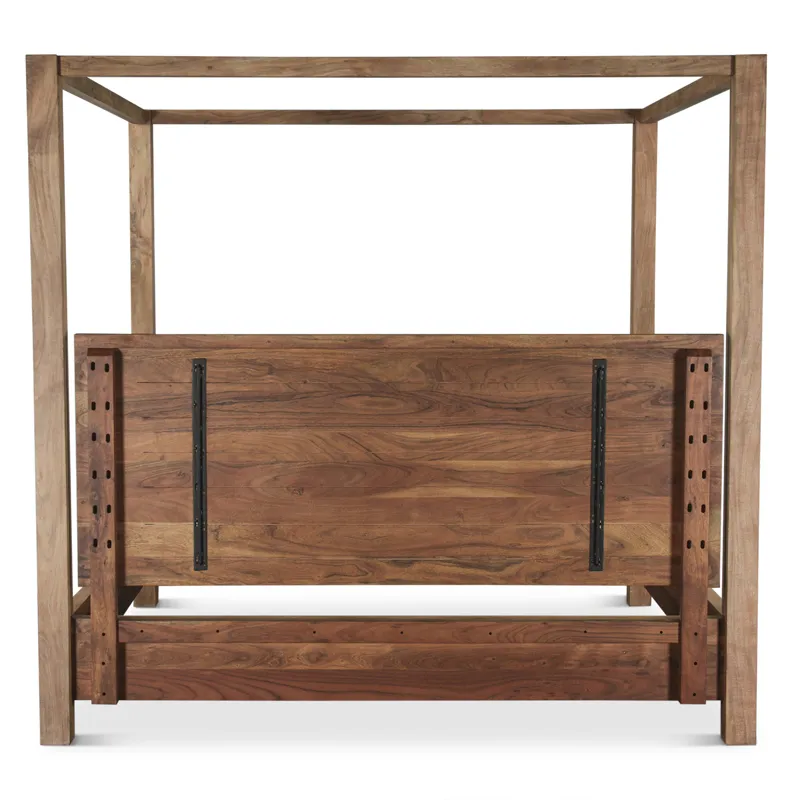 Sedona Canopy King Bed in Brushed Acacia