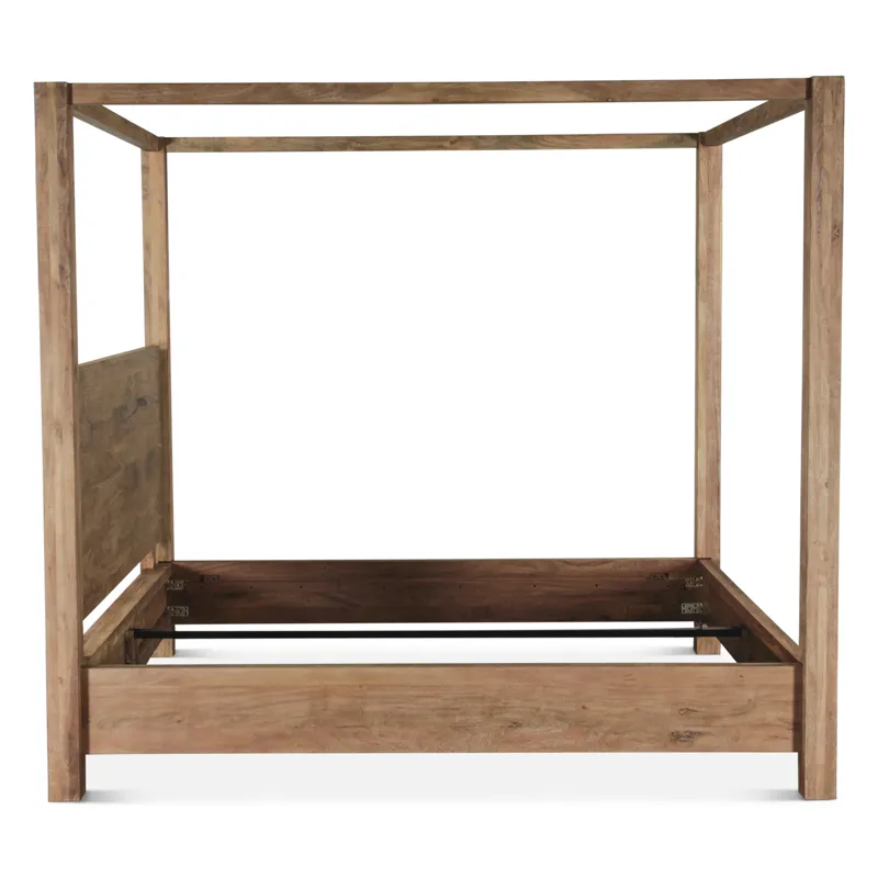 Sedona Canopy King Bed in Brushed Acacia