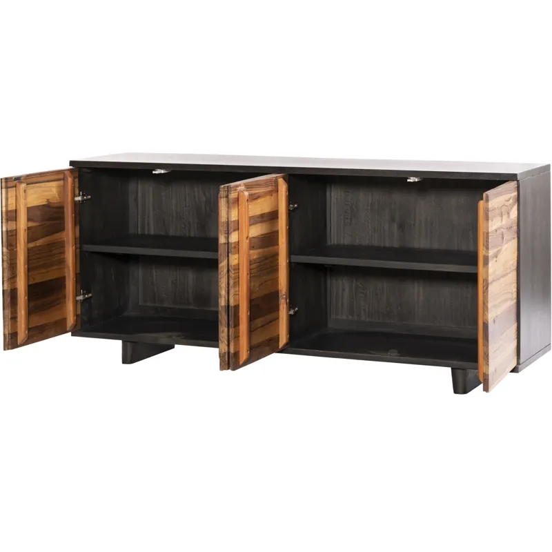 Santa Fe 72" Four Door Sideboard in Natural Saal Wood