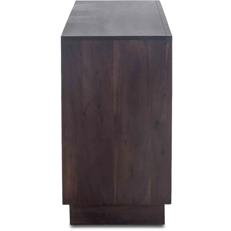 San Marino 64" Dresser in Raw Walnut and Ebony