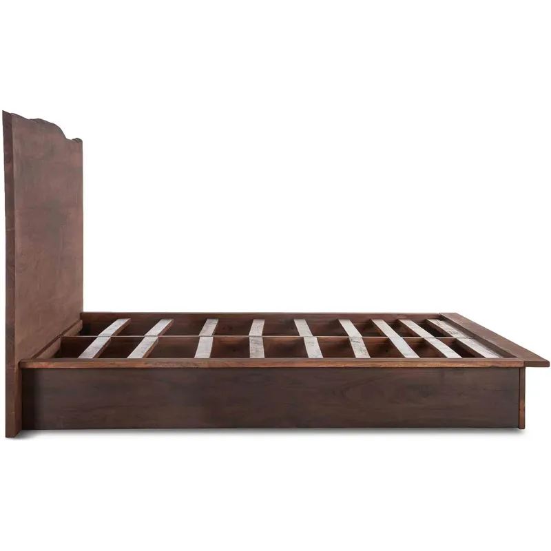 San Marino King Bed in Raw Walnut and Ebony