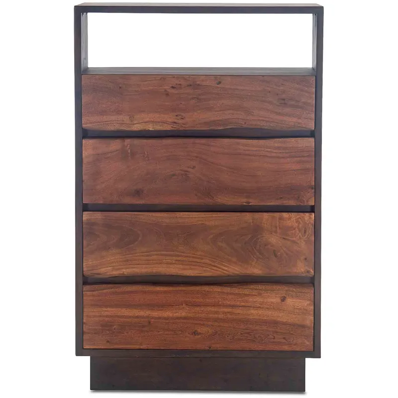 San Marino 34" Wide Tall Chest in Raw Walnut