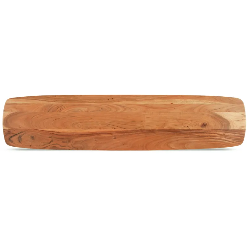 Salerno 68 Bench in Smoked Acacia