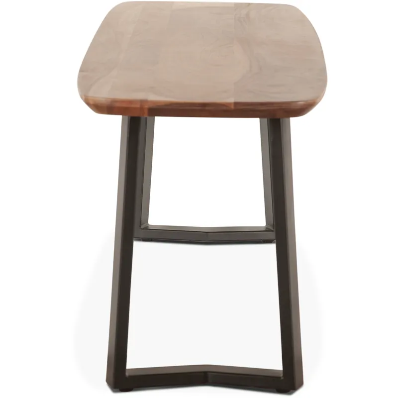 Salerno 68 Bench in Smoked Acacia