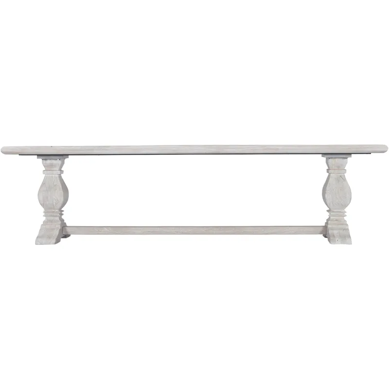 San Rafael 72" Bench in Heirloom White
