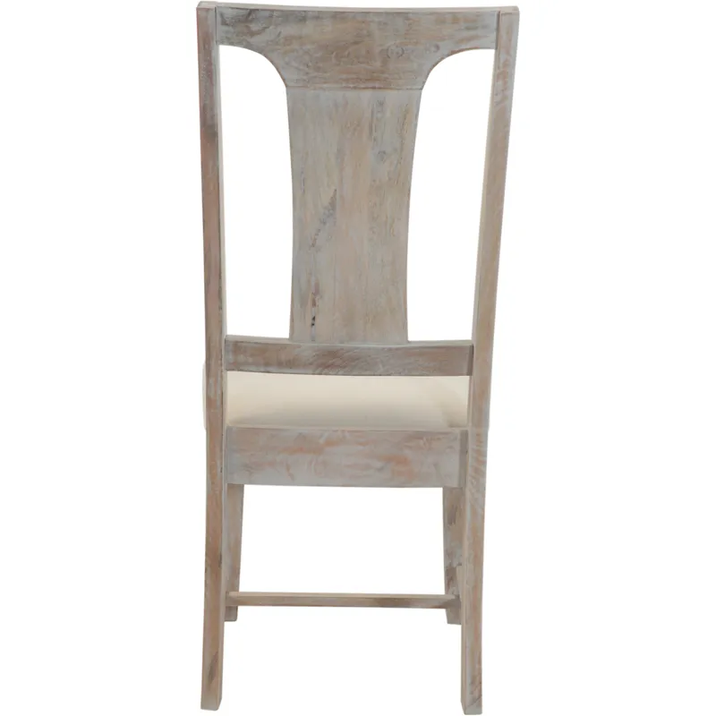 San Rafael 18" Upholstered Dining Chair in Heirloom White
