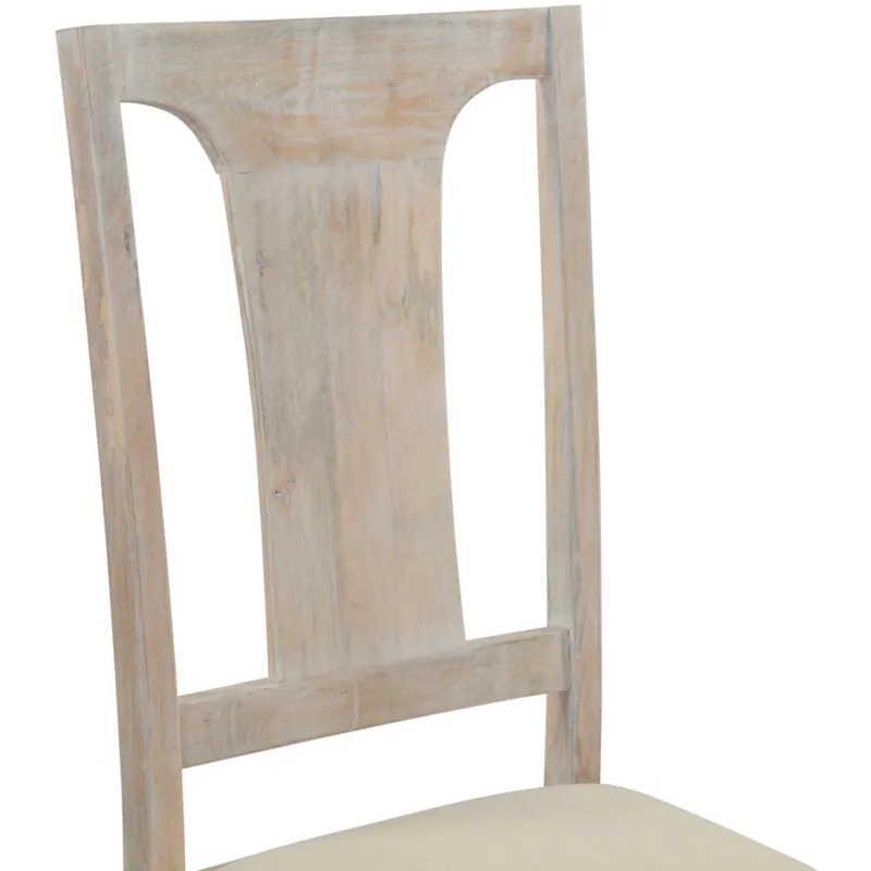 San Rafael 18" Upholstered Dining Chair in Heirloom White