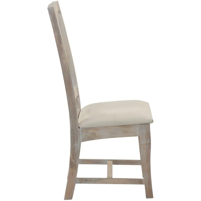 San Rafael 18" Upholstered Dining Chair in Heirloom White